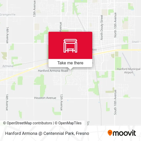 Hanford Armona @ Centennial Park map