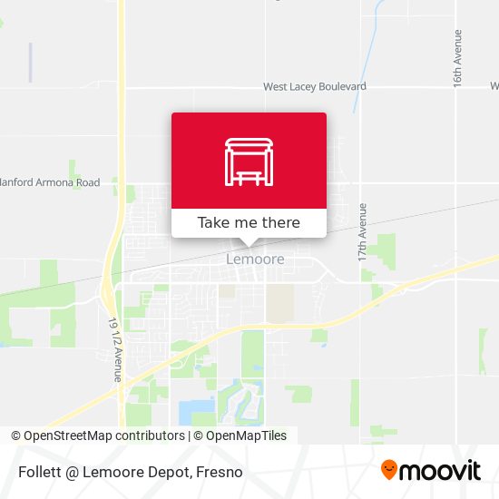 Follett @ Lemoore Depot map