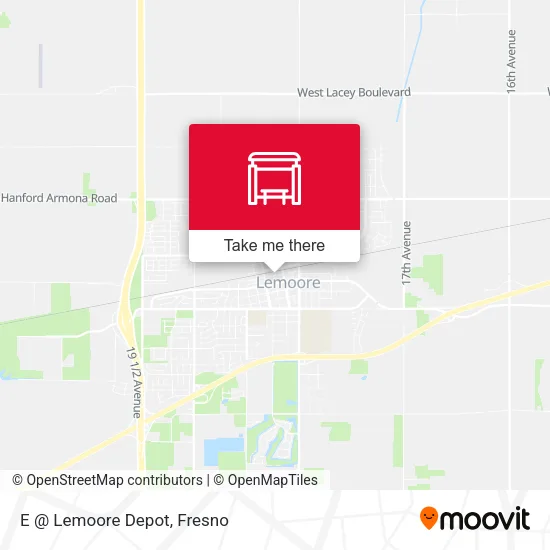 Mapa de E @ Lemoore Depot