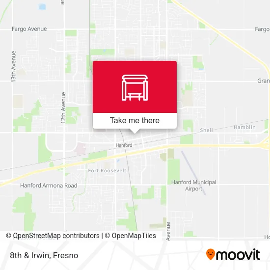 Mapa de 8th & Irwin
