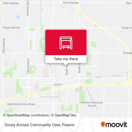 Mapa de Douty Across Community Care