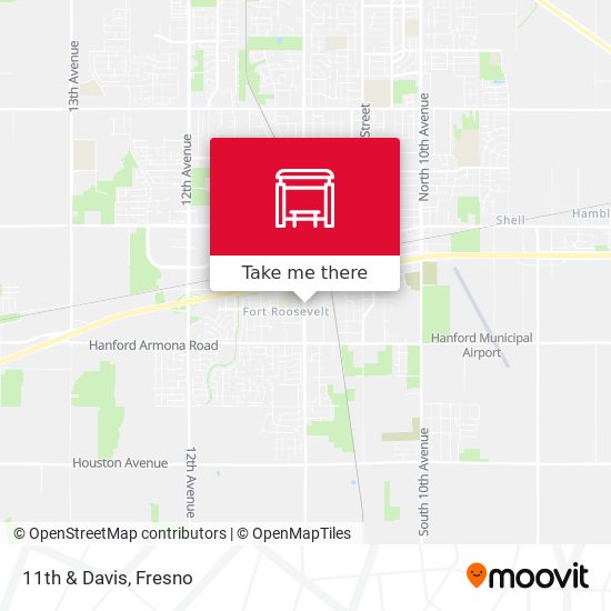 Mapa de 11th & Davis