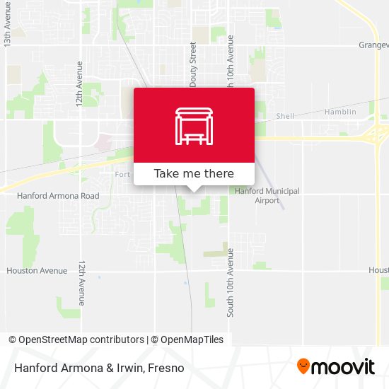 Mapa de Hanford Armona & Irwin