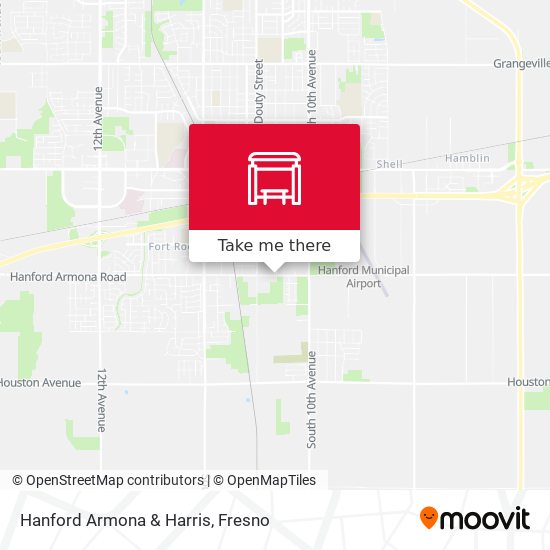 Mapa de Hanford Armona & Harris