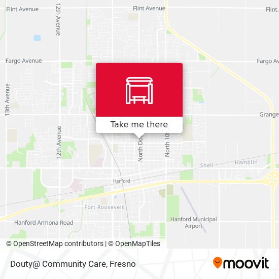 Douty@ Community Care map