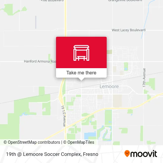 19th @ Lemoore Soccer Complex map