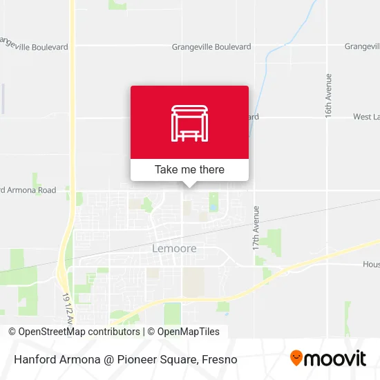 Mapa de Hanford Armona @ Pioneer Square
