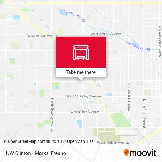 NW Clinton - Marks map