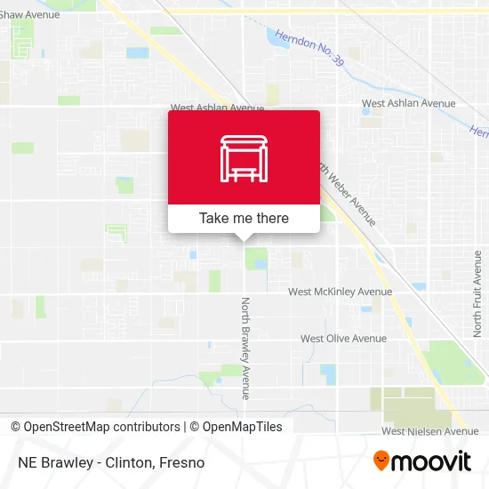 NE Brawley - Clinton map