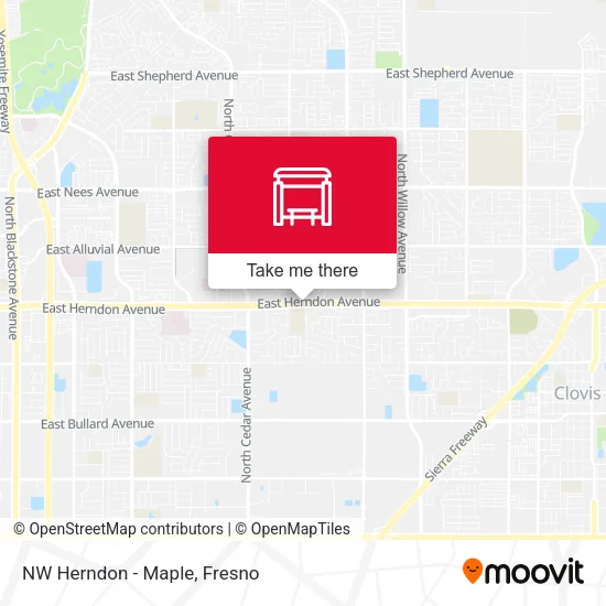 Mapa de NW Herndon - Maple