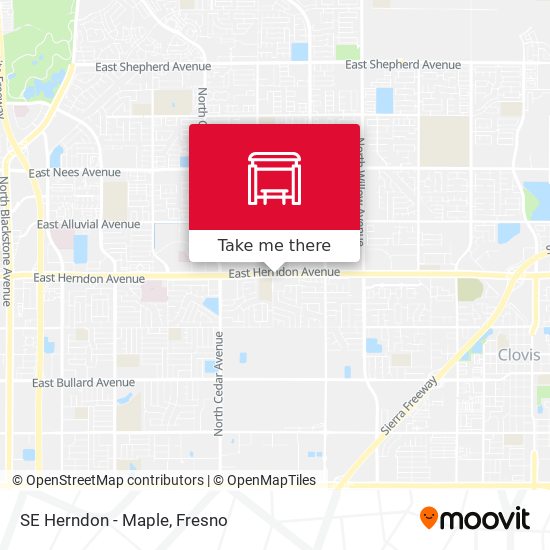 Mapa de SE Herndon - Maple
