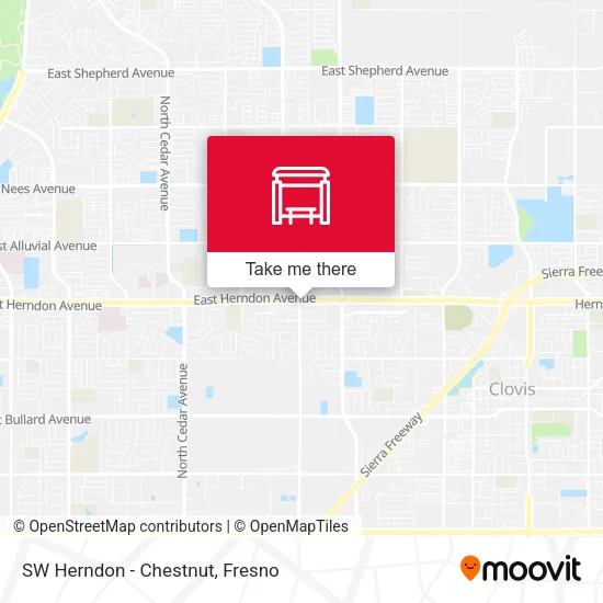 Mapa de SW Herndon - Chestnut