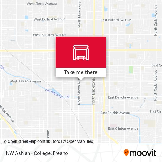 Mapa de NW Ashlan - College