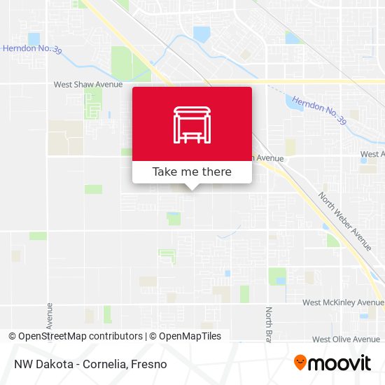 NW Dakota - Cornelia map