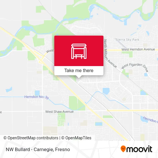 Mapa de NW Bullard - Carnegie