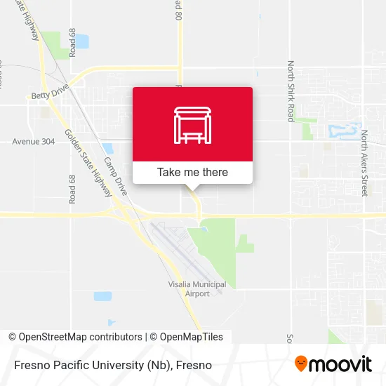Mapa de Fresno Pacific University (Nb)