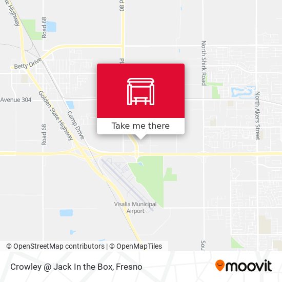 Crowley @ Jack In the Box map