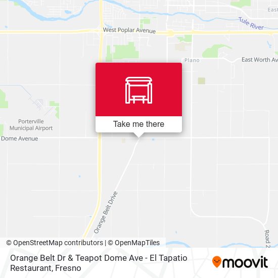 Orange Belt Dr & Teapot Dome Ave - El Tapatio Restaurant map