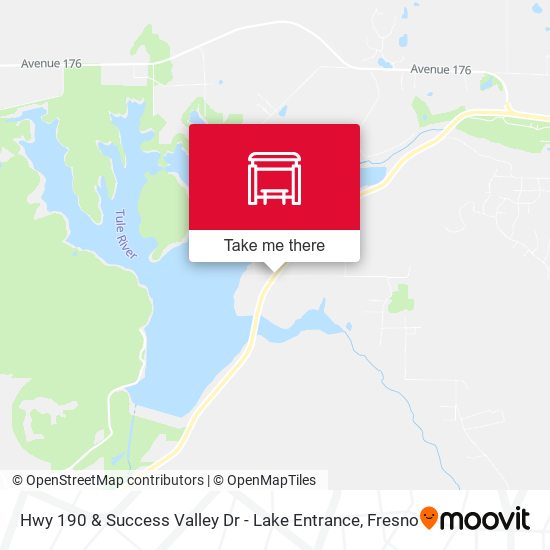 Hwy 190 & Success Valley Dr - Lake Entrance map