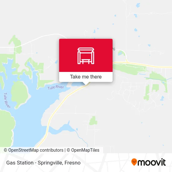 Gas Station - Springville map