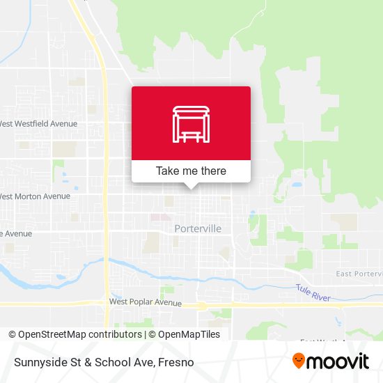 Sunnyside St & School Ave map