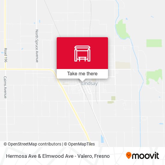 Hermosa Ave & Elmwood Ave - Valero map