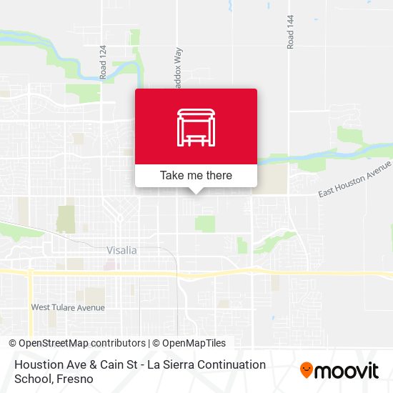 Mapa de Houstion Ave & Cain St - La Sierra Continuation School