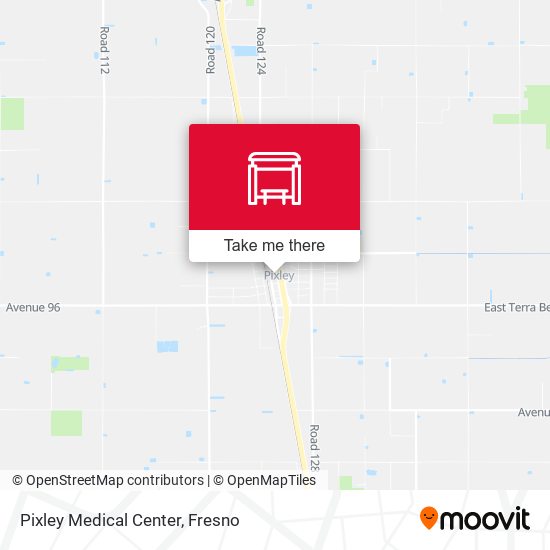 Mapa de Pixley Medical Center