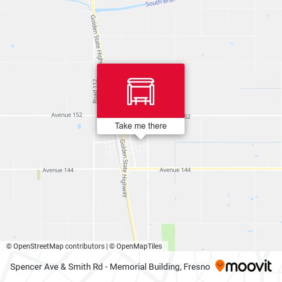 Spencer Ave & Smith Rd - Memorial Building map