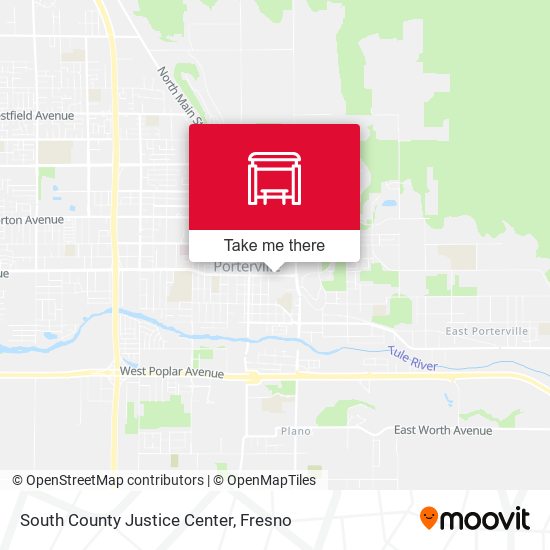 South County Justice Center map
