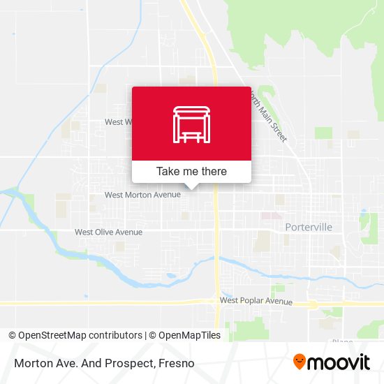 Morton Ave. And Prospect map