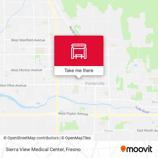 Mapa de Sierra View Medical Center