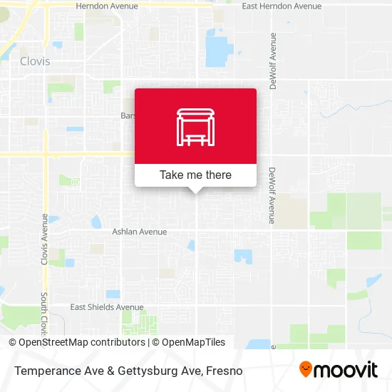 Mapa de Temperance Ave & Gettysburg Ave