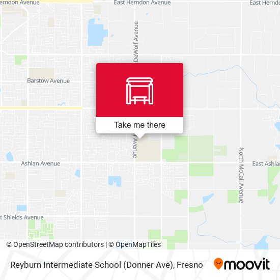 Mapa de Reyburn Intermediate School (Donner Ave)