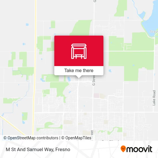 M St And Samuel Way map
