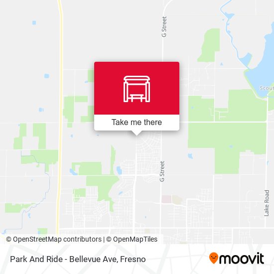 Park And Ride - Bellevue Ave map