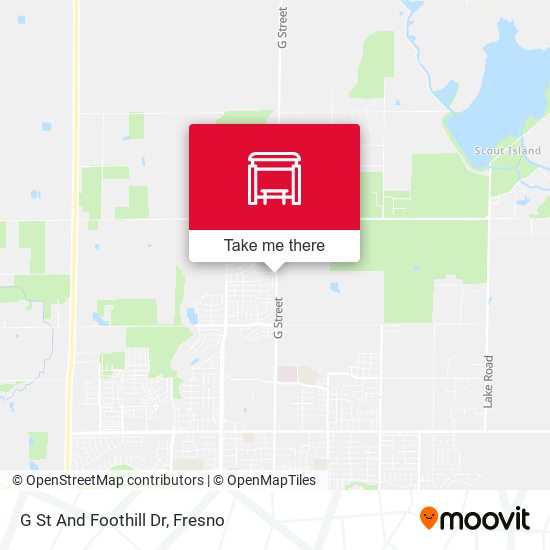 Mapa de G St And Foothill Dr