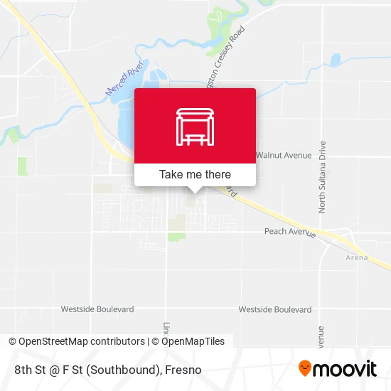 Mapa de 8th St @ F St (Southbound)