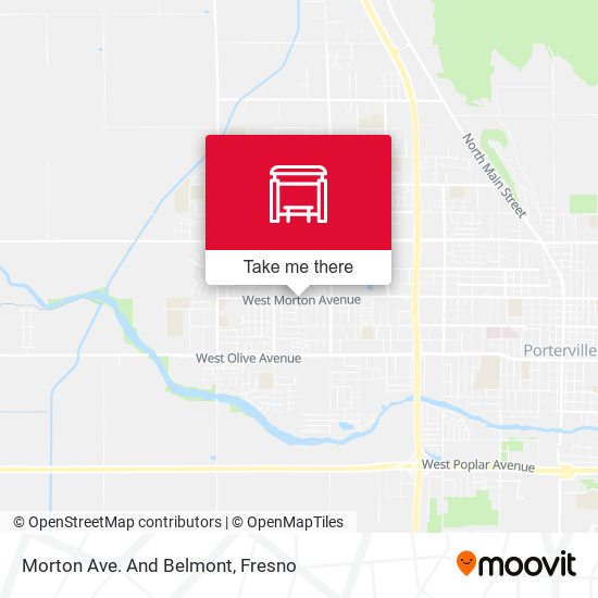 Morton Ave. And Belmont map