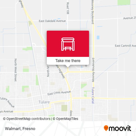 Mapa de Walmart