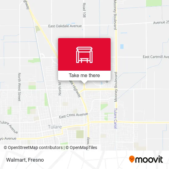 Mapa de Walmart