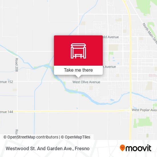 Westwood St. And Garden Ave. map