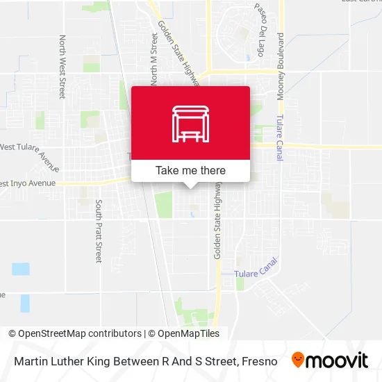 Mapa de Martin Luther King Between R And S Street