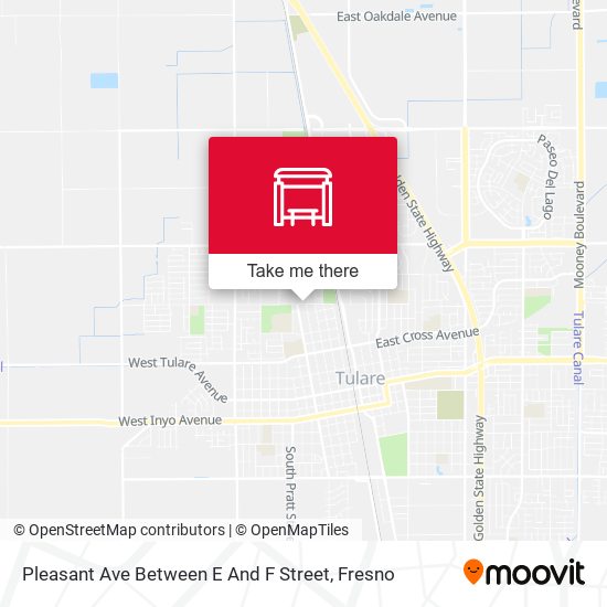 Mapa de Pleasant Ave Between E And F Street
