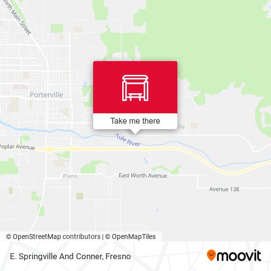 E. Springville And Conner map