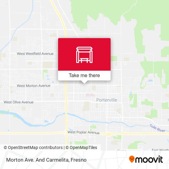 Mapa de Morton Ave. And Carmelita