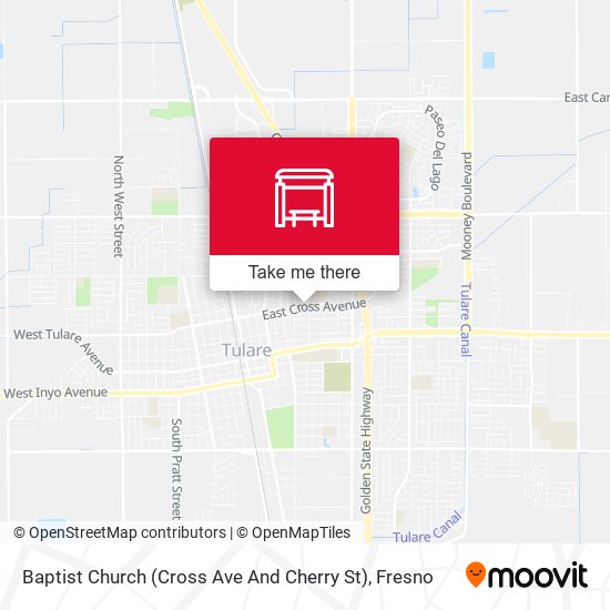Baptist Church (Cross Ave And Cherry St) map
