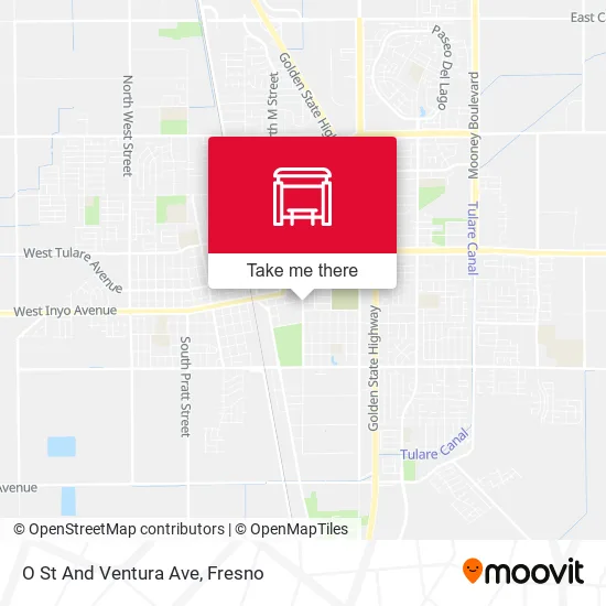 Mapa de O St And Ventura Ave