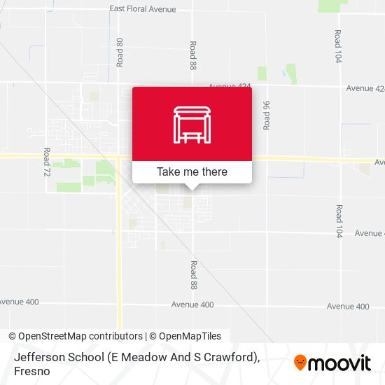 Mapa de Jefferson School (E Meadow And S Crawford)