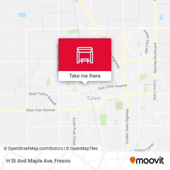 Mapa de H St And Maple Ave